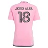 Camiseta de fútbol Inter Miami CF Jordi Alba Ramos 18 Primera Equipación 2024-25 - Hombre